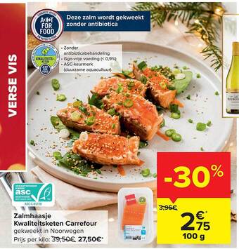 Carrefour Zalmhaasje aanbieding