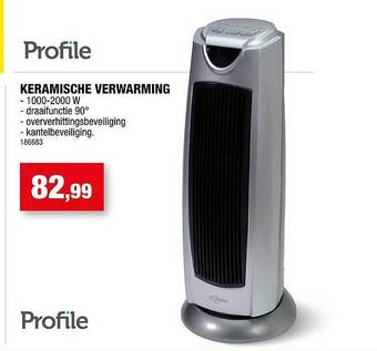 Hubo Profile keramische verwarming aanbieding