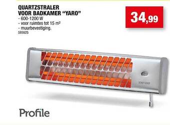 Hubo Profile quartzstraler voor badkamer yaro aanbieding