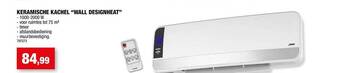 Hubo Keramische kachel wall designheat aanbieding