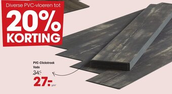 Kwantum PVC-Clickstrook Vado aanbieding