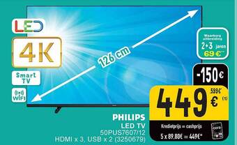 Cora Philips led tv aanbieding