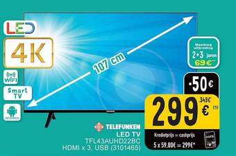 Cora Telefunken led tv aanbieding