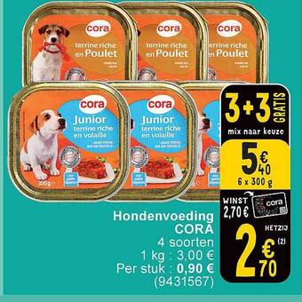Cora Hondenvoeding cora aanbieding