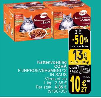 Cora Kattenvoeding cora aanbieding