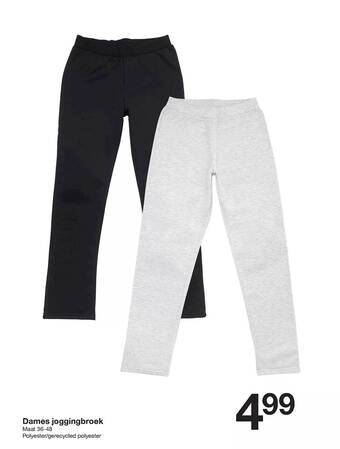 Zeeman Dames joggingbroek aanbieding