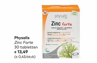 Bio Planet Physalis zinc forte aanbieding