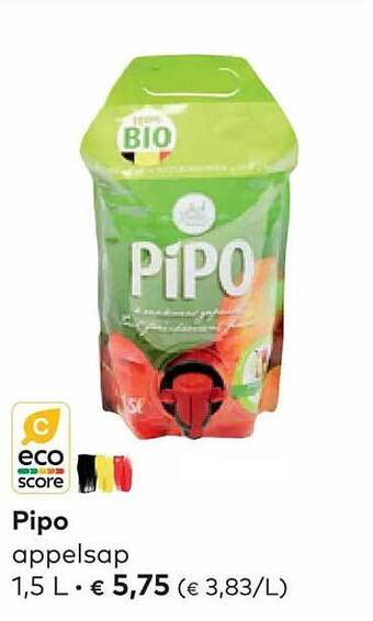 Bio Planet Pipo appelsap aanbieding