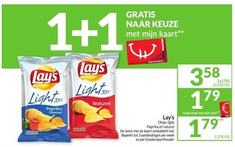 Intermarché Lay's Chips light aanbieding