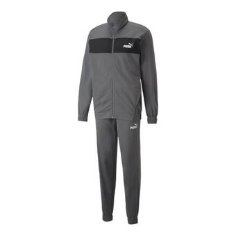 Plutosport Puma poly closed bottom trainingspak heren aanbieding