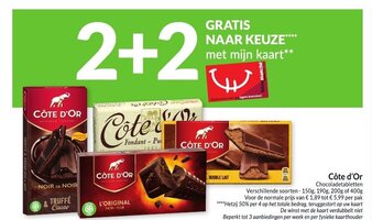 Intermarché Côte d'Or Chocoladetabletten aanbieding