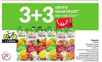 Intermarché Paquito Fruitsap aanbieding