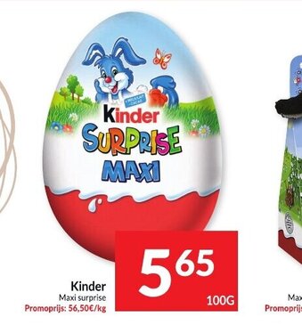 Intermarché Kinder Maxi surprise aanbieding