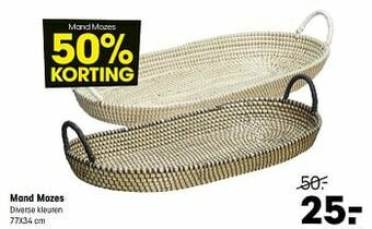 Kwantum Mand mozes aanbieding