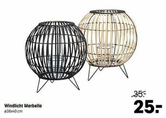 Kwantum Windlicht marbella aanbieding