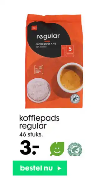 Koffiepads regular