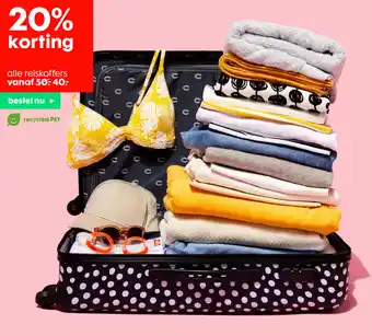 HEMA Alle reiskoffers aanbieding