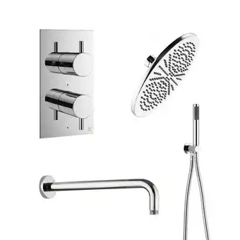 Crosswater mpro inbouwdoucheset met 30cm regendouche wandmontage handdoucheset chroom