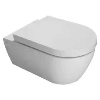 Sawiday Qeramiq salina wandcloset inclusief softclose closetzitting glans wit aanbieding