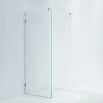 Sawiday Saniclass bellini inloopdouche met scharnierbevestiging 80x200cm 8mm veiligheidsglas anti kalk chroom aanbieding