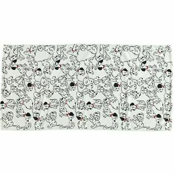 Zeeman 101 Dalmatiërs Microvezel handdoek aanbieding