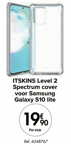 Itskins level 2 spectrum cover voor samsung galaxy s10 lite