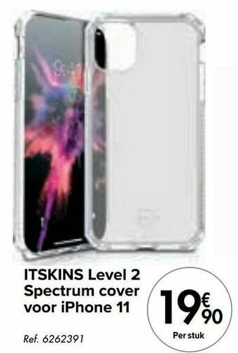 Carrefour Itskins level 2 spectrum cover voor iphone 11 aanbieding