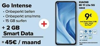 Carrefour Xiaomi mi 11 lite 5g 128gb aanbieding