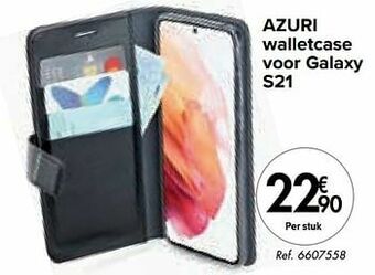 Azuri walletcase voor galaxy s21