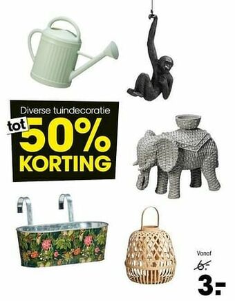 Kwantum Diverse tuindecoratie aanbieding