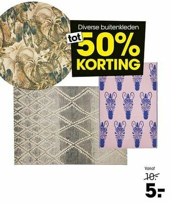 Kwantum Diverse buitenkleden aanbieding