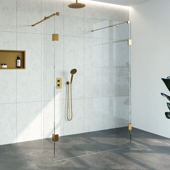 Sawiday Saniclass create vrijstaande inloopdouche 120x200cm profielloos met antikalk en 8mm veiligheidsglas aanbieding