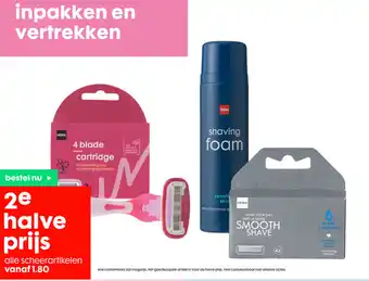 HEMA Alle scheerartikelen aanbieding