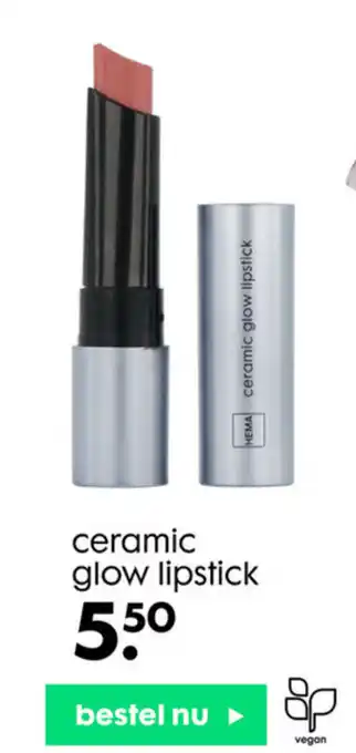 HEMA Ceramic glow lipstick aanbieding