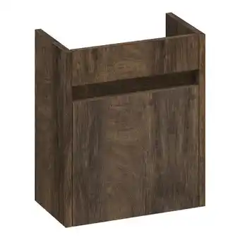 Sawiday Saniclass nexxt fonteinonderkast 40x45x22cm met 1 linksdraaiende deur met greep mfc burned bark aanbieding