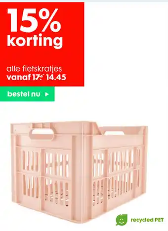 HEMA Alle fietskratjes aanbieding