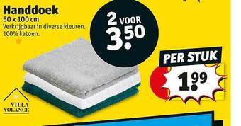 Kruidvat Handdoek 50x100 Cm aanbieding
