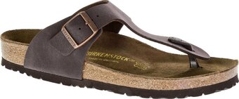 Bol.com Birkenstock ramses bf regular fit heren slippers - brown - maat 45 aanbieding
