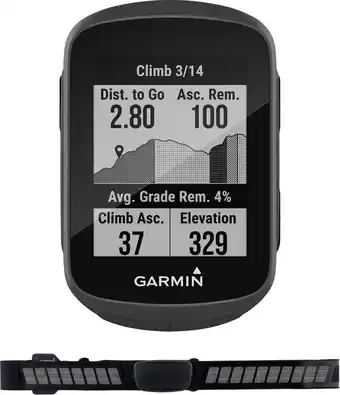 Bol.com Garmin edge 130 plus performance bundel - fietscomputer - zwart aanbieding