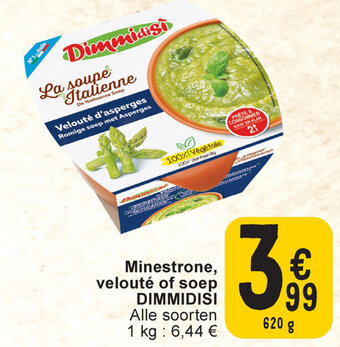 Cora Dimmidisi Minestrone, veloute of soep aanbieding