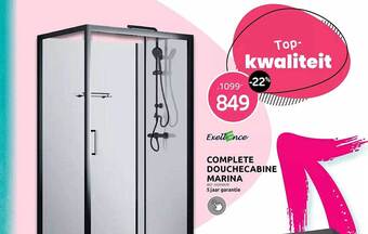 Brico Complete douchecabine marina aanbieding