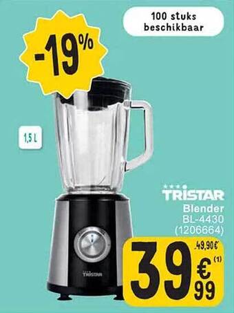 Cora Tristar blender aanbieding