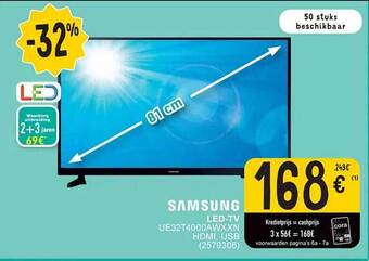 Cora Samsung ledtv aanbieding