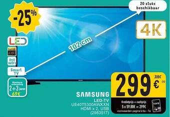 Cora Samsung ledtv aanbieding