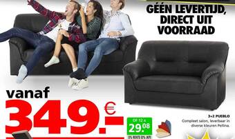Seats and Sofas 3+2 pueblo aanbieding