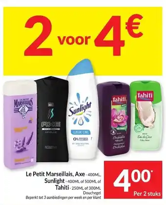 Intermarché Le Petit Marseillais, Axe 400ML aanbieding