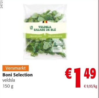 Colruyt Boni Selection veldsla 150g aanbieding