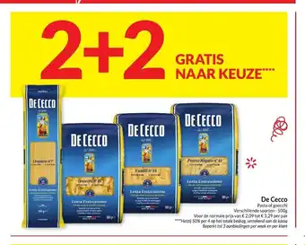 Intermarché De Cecco Pasta of gnocchi aanbieding