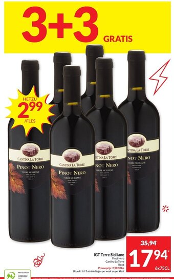 Intermarché IGT Terre Siciliane aanbieding