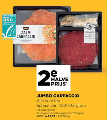 Jumbo Jumbo Carpaccio aanbieding